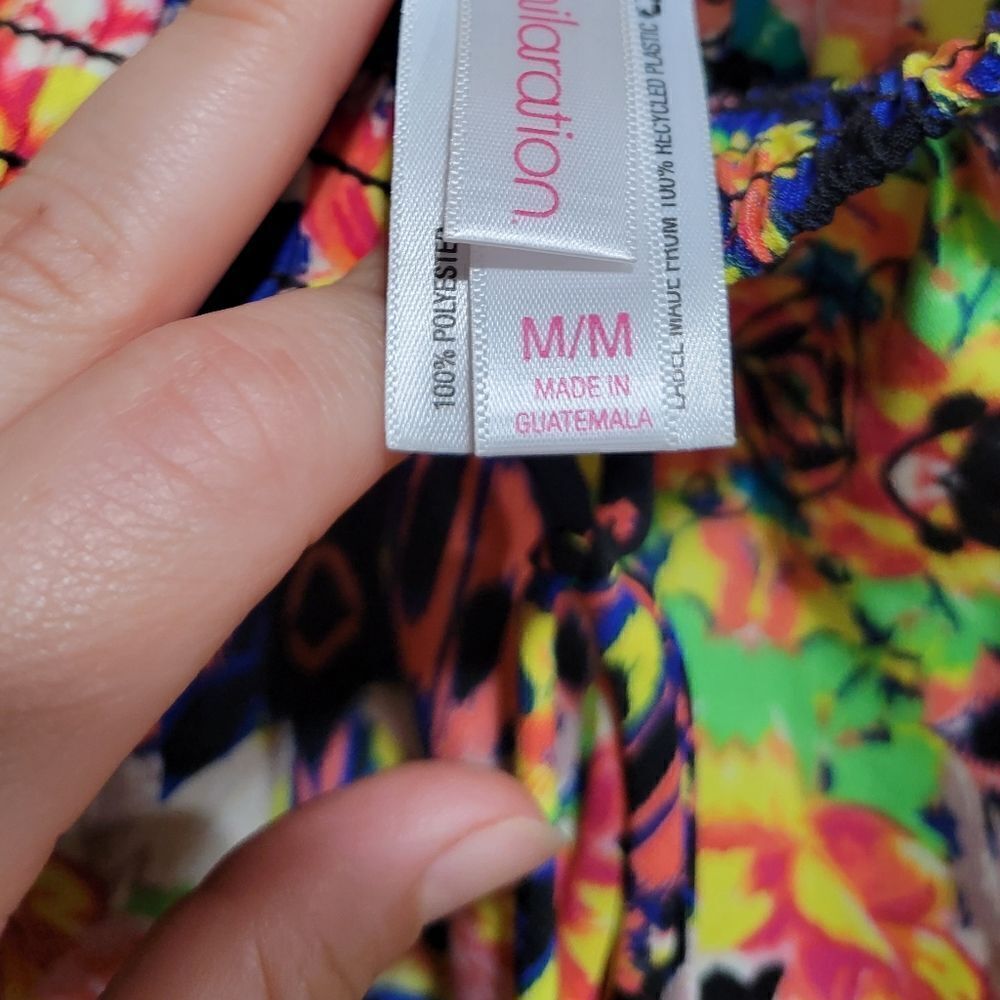 Xhilaration bright graphic print drawstring skirt - Picture 6 of 6